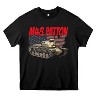 Black cold war battle tank m48 patton gamer Heavy Core Tee - linhVisuals