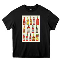 Black hot sauce Heavy Core Tee - linhVisuals