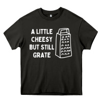 Asphalt Cheesy But Still Grate Funny Pun Heavy Core Tee - linhVisuals