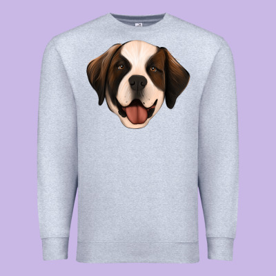 St Bernard Premium Sweatshirt Designed By Jasminsmagicworld