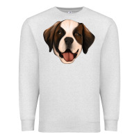 Oatmeal Heather st bernard Premium Sweatshirt - Jasminsmagicworld