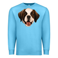 Ocean Blue st bernard Premium Sweatshirt - Jasminsmagicworld
