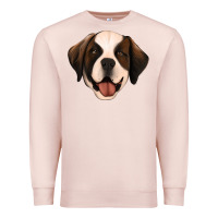 Pale Pink st bernard Premium Sweatshirt - Jasminsmagicworld