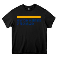 Black New York Institute of Technology Heavy Core Tee - linhVisuals