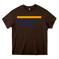 Chocolate Brown New York Institute of Technology Heavy Core Tee - linhVisuals
