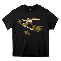Black cayote Heavy Core Tee - linhVisuals