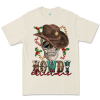 Howdy Christmas Skull Premium Tee | Teevron
