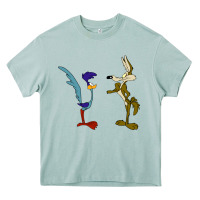 Arona coyote and the road runner Heavy Core Tee - linhVisuals