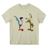 Mossy coyote and the road runner Heavy Core Tee - linhVisuals
