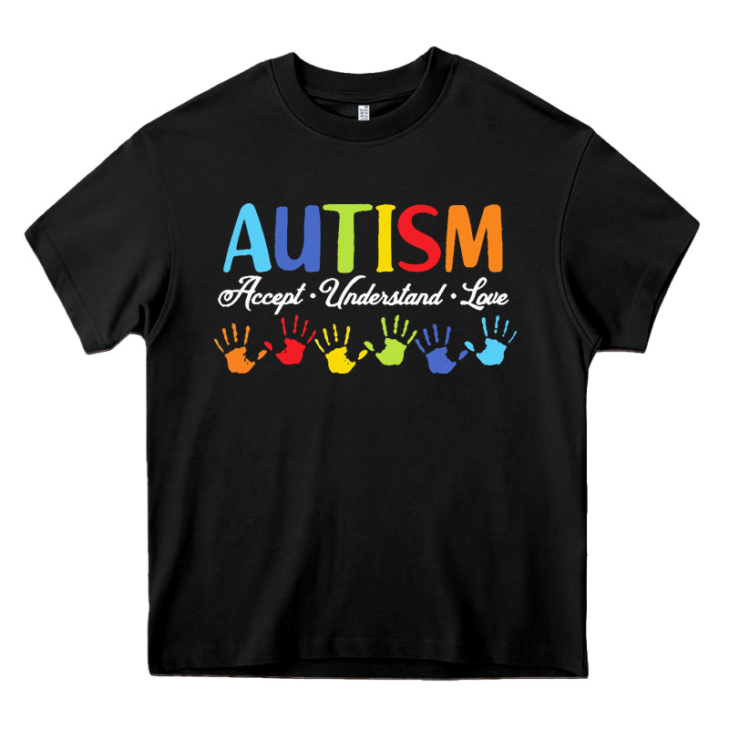 Autism T  Shirt Accept Understand Love Autism Awareness T  Shirt Heavy Core Tee by linhVisuals | Teevron