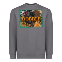 Storm thanksgiving turkey gobble with background Heavyweight Sweatshirt - RanaPortraitStore