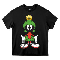 Black marvin the martian Heavy Core Tee - linhVisuals