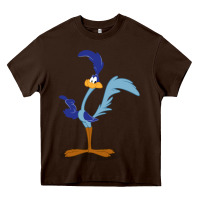 Chocolate Brown roadrunner Heavy Core Tee - linhVisuals
