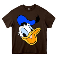 Chocolate Brown donal duck Heavy Core Tee - linhVisuals