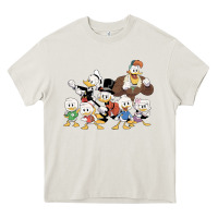 Cream happy amazing ducktales Heavy Core Tee - linhVisuals