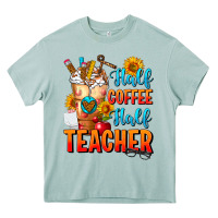 Arona Half Coffee Half Teacher Heavy Core Tee - FaDigitalArtStudio