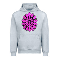 Heather Grey pink gemstone Urban Hoodie - RanaPortraitStore