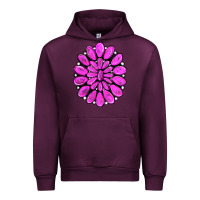 Mauve Wine pink gemstone Urban Hoodie - RanaPortraitStore