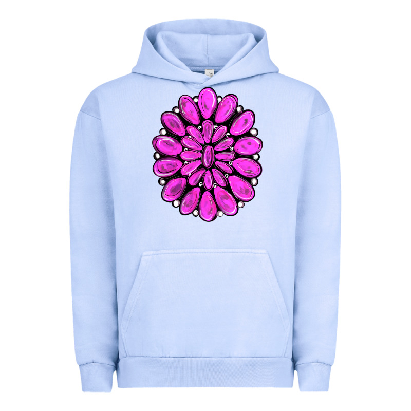 Pink Gemstone Urban Hoodie by RanaPortraitStore | Teevron