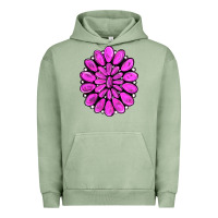 Pigment Oil Green pink gemstone Urban Hoodie - RanaPortraitStore