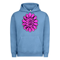 Pigment Pebble Blue pink gemstone Urban Hoodie - RanaPortraitStore