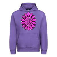 Tulip pink gemstone Urban Hoodie - RanaPortraitStore