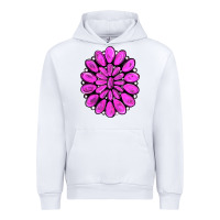 White pink gemstone Urban Hoodie - RanaPortraitStore