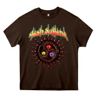 Chocolate Brown tash sultana müsïc Heavy Core Tee - linhVisuals