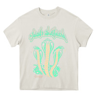 Cream tash sultana müsïc Heavy Core Tee - linhVisuals