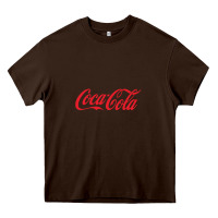 Chocolate Brown cola coke Heavy Core Tee - linhVisuals