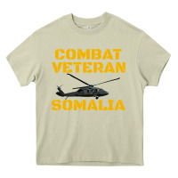 Mossy combat veteran mogadishu somalia Heavy Core Tee - linhVisuals
