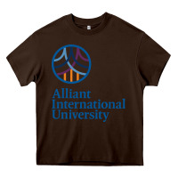 Chocolate Brown alliant international university Heavy Core Tee - linhVisuals