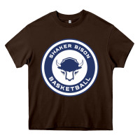 Chocolate Brown shaker basket ball Heavy Core Tee - linhVisuals