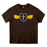 Chocolate Brown crean lutheran high school Heavy Core Tee - linhVisuals