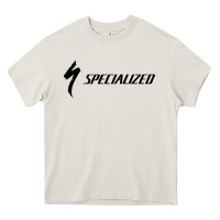 Cream Specialized Bikes Bicycle Heavy Core Tee - linhVisuals
