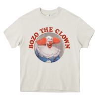 Cream bozo the clown vintage style faded design ,  bozo Heavy Core Tee - linhVisuals