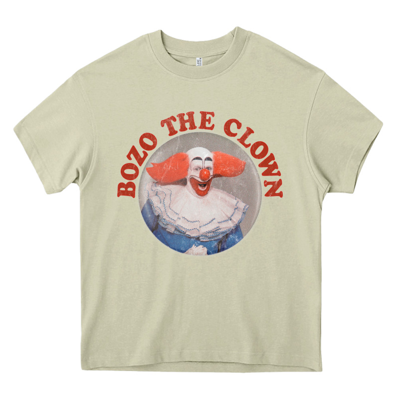 Bozo The Clown Vintage Style Faded Design ,  Bozo Heavy Core Tee by linhVisuals | Teevron