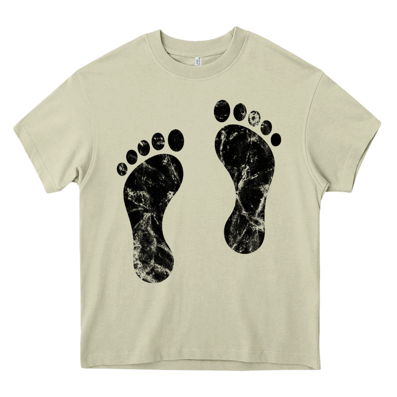 70's Footprints   Footprint Heavy Core Tee by linhVisuals | Teevron
