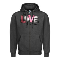 Charcoal Heather for the love of the game volleyball Zipper Hoodie - Jasminsmagicworld