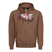 Chestnut for the love of the game volleyball Zipper Hoodie - Jasminsmagicworld