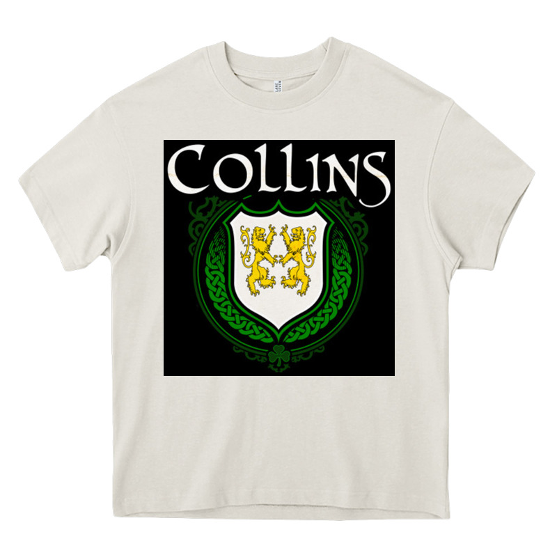 Collins Family Irish Coat Of Arms Heavy Core Tee by linhVisuals | Teevron