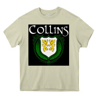 Mossy collins family irish coat of arms Heavy Core Tee - linhVisuals
