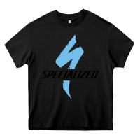 Black Specialized Bikes Bicycle Heavy Core Tee - linhVisuals