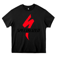 Black Specialized Bikes Bicycle Heavy Core Tee - linhVisuals