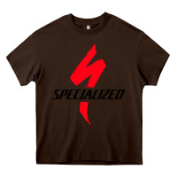 Chocolate Brown Specialized Bikes Bicycle Heavy Core Tee - linhVisuals
