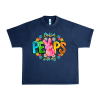 Navy Chillin Peeps With My Urban Heavy Tee - CowhideDigitalArt