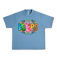 Pebble Blue Chillin Peeps With My Urban Heavy Tee - CowhideDigitalArt