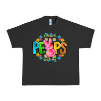 Pigment Black Chillin Peeps With My Urban Heavy Tee - CowhideDigitalArt