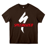 Chocolate Brown Specialized Bikes Bicycle Heavy Core Tee - linhVisuals