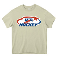Mossy usa hockey Heavy Core Tee - linhVisuals